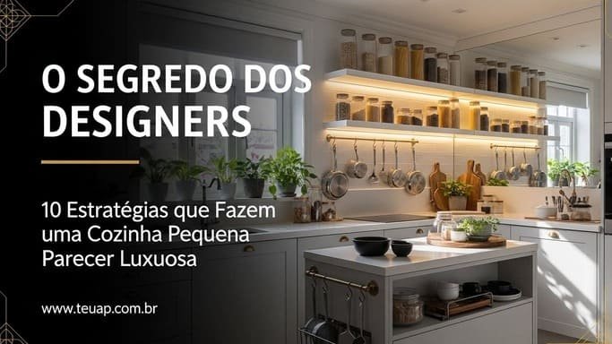O Segredo dos Designers para uma Cozinha: 10 Estratégias que Fazem uma Cozinha Pequena Parecer Luxuosa