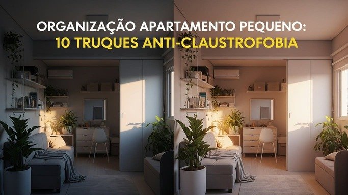 Organização Apartamento Pequeno: 10 Truques Anti-Claustrofobia