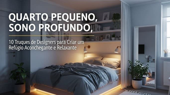 Quarto Pequeno, Sono Profundo: 10 Truques de Designers para Criar um Refúgio Aconchegante e Relaxante