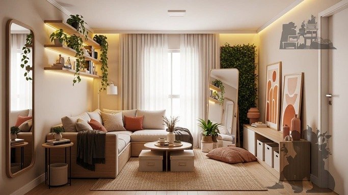 Sala Pequena: 10 Truques para Conforto Máximo