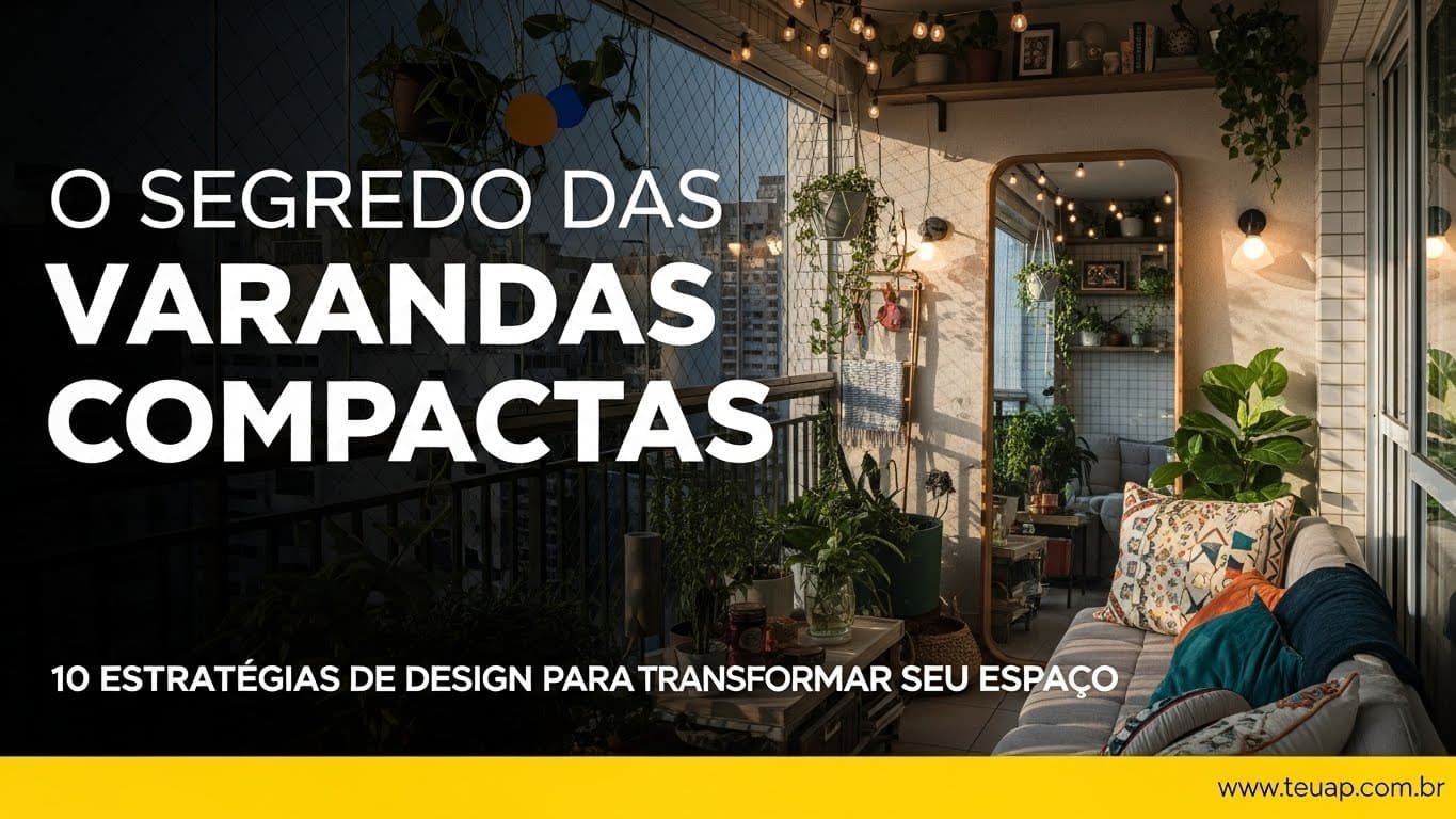 Varandas Pequenas 10 Estratégias de Design que Transformam Espaços Compactos