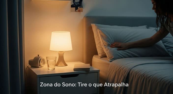 Comece pela “zona do sono”: tire o que atrapalha sua mente