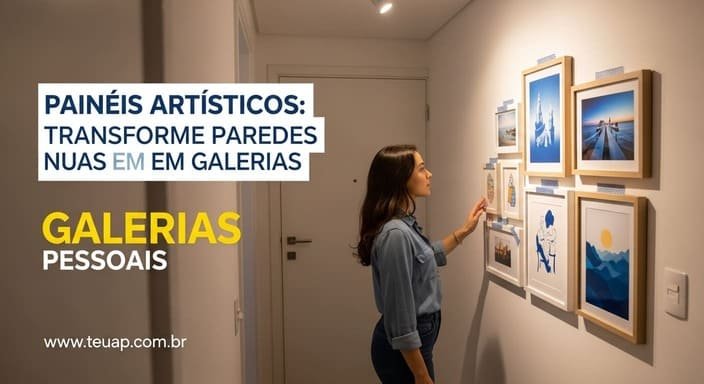 Painéis Artísticos: Transforme Paredes Nuas em Galerias Pessoais