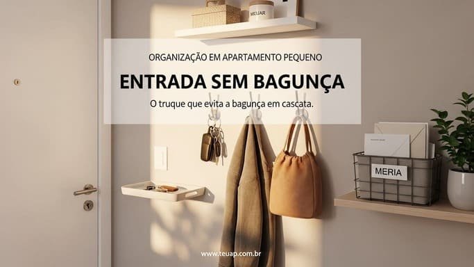 Comece pela “zona de aterrissagem” (a bagunça nasce ali)