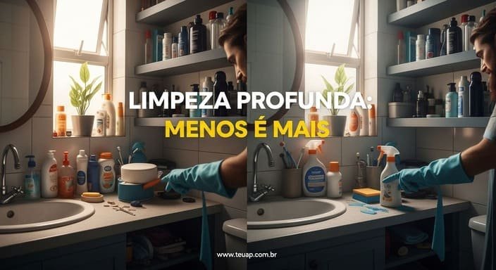 Comece com uma Limpeza Profunda e Seletiva
