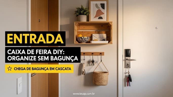 O nicho de entrada que “segura” a bagunça do dia a dia