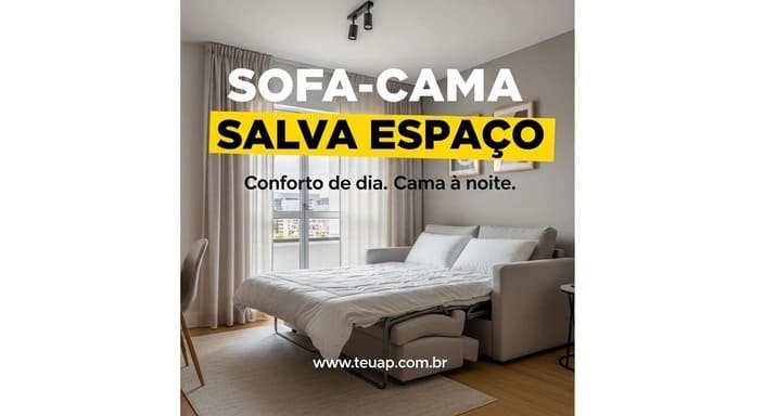 Sofá-Cama: O Móvel Transformador que Salva Espaço e Dinheiro