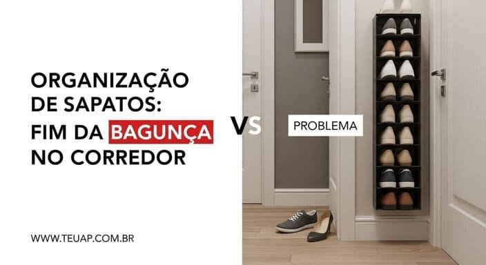Organização Inteligente de Sapatos: Fim da Bagunça