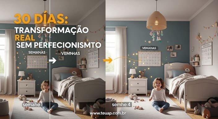 Transformação em 30 dias (sem perfeccionismo): microtarefas que funcionam