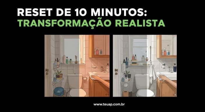 Faça um “reset” de 10 minutos por dia por 30 dias (transformação realista)
