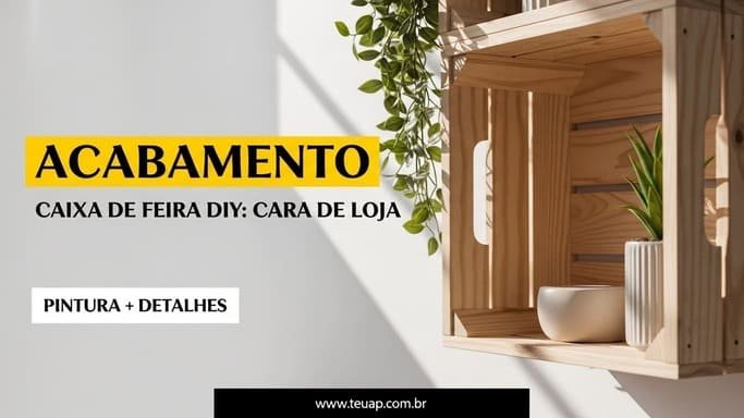 Nicho com acabamento “caro” (o segredo é a pintura + detalhes)