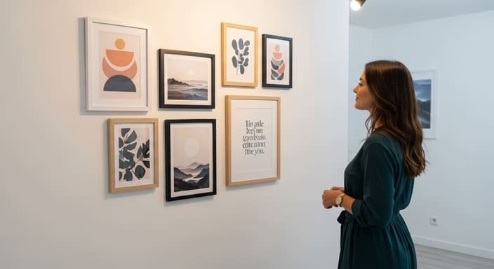 Quadros e Arte de Parede: Personalidade em Escala Reduzida