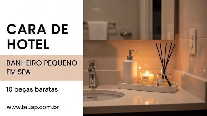 Bandeja organizadora: “hotel vibes” em 10 segundos