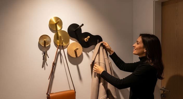 Ganchos Estilizados: Organização que Decoram