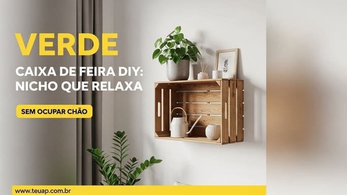 Nicho para plantas: verde que decora e relaxa sem ocupar chão