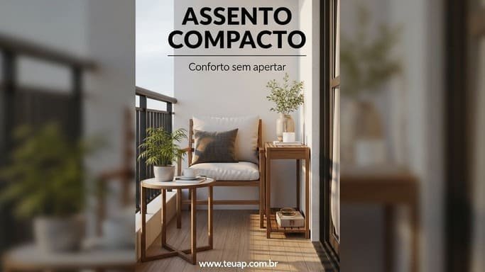 Escolha um assento compacto (e que não pese visualmente)