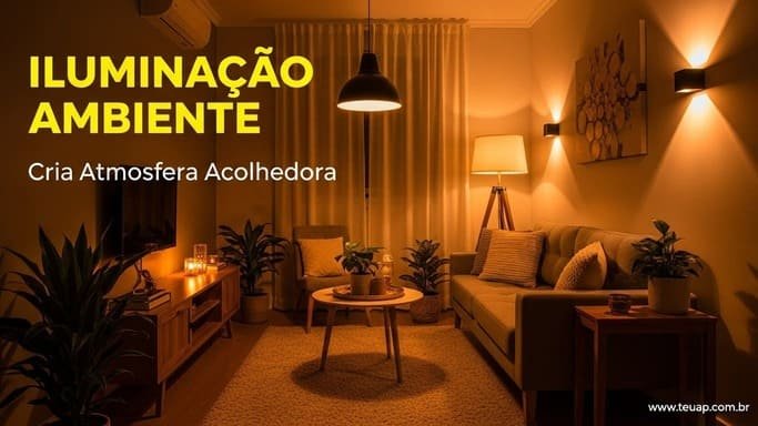 Invista em Iluminação Ambiente para Criar Atmosfera Acolhedora