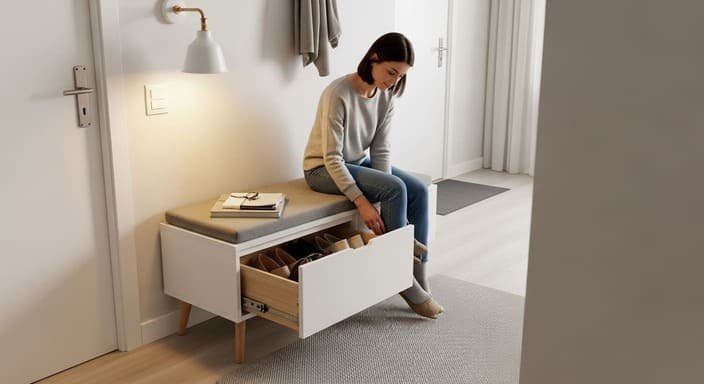 Banco Multifuncional: Conforto e Utilidade em Um Só Móvel