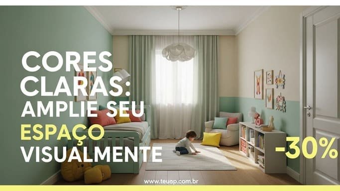 Cores Claras Ampliam Visualmente o Espaço