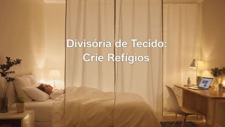 Divisória de tecido: o truque “barato” que cria refúgio instantâneo