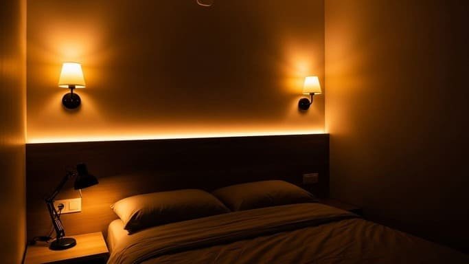Iluminação Estratégica: Luz Aconchegante para Melhor Sono