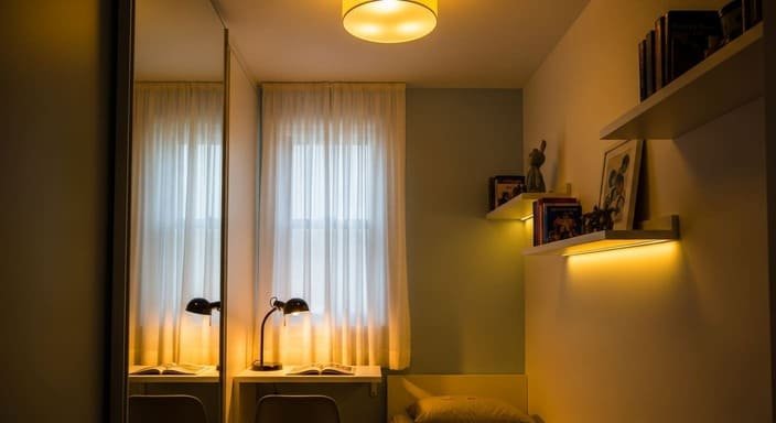 Iluminação Estratégica: Criando Profundidade e Conforto