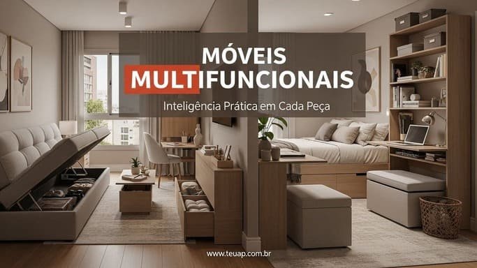 MÓVEIS MULTIFUNCIONAIS: INTELIGÊNCIA PRÁTICA