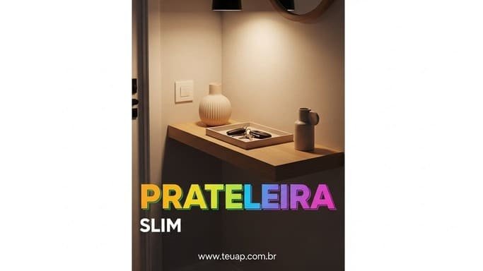 Troque o “móvel profundo” por uma prateleira estreita (ou console slim)