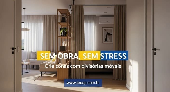 Divisórias Móveis: Crie Zonas sem Paredes