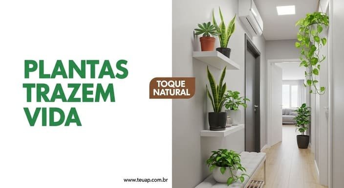 Aposte em Plantas Pequenas para Toque Natural