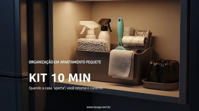 “Kit 10 minutos”: limpeza e organização expressa