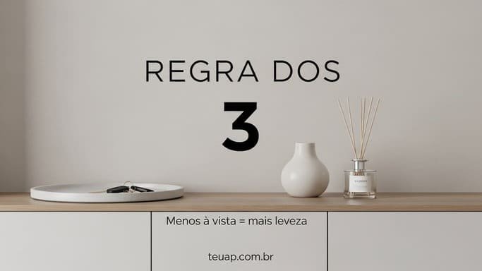 Regra dos 3 itens: o que pode ficar à vista