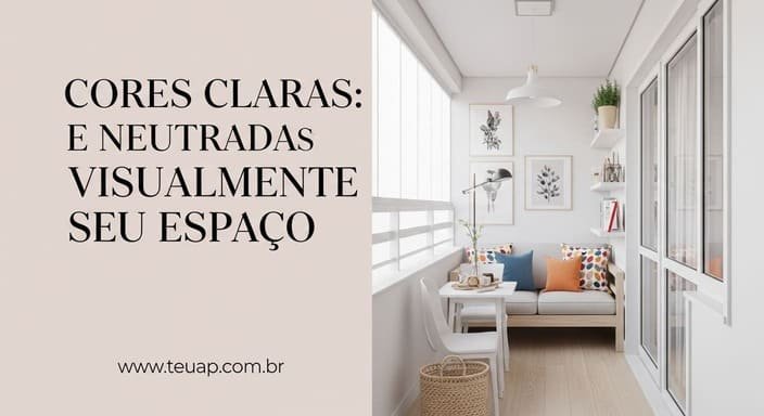 Cores Claras e Neutras: Expanda Visualmente Seu Espaço