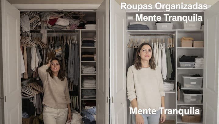 Roupas à vista = mente inquieta: crie “barreiras visuais”