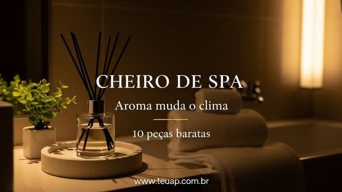 Difusor aromático + 1 aroma “assinatura”: seu spa começa pelo cheiro