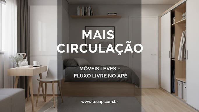 Portas de correr e peças “leves”: mais circulação, menos impacto visual