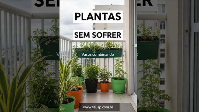 Plantas fáceis + vasos consistentes (menos bagunça, mais beleza)