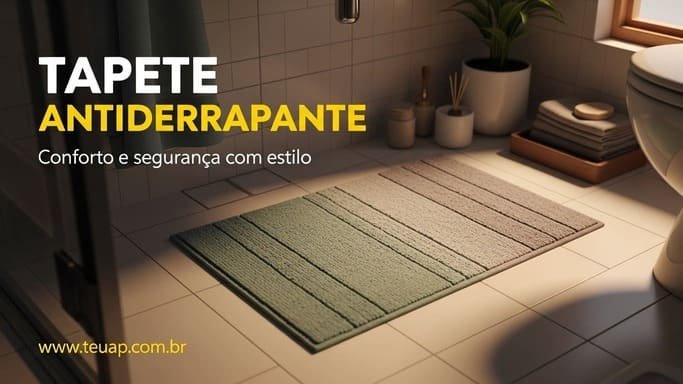Tapete Antiderrapante com Estilo: Conforto e Segurança