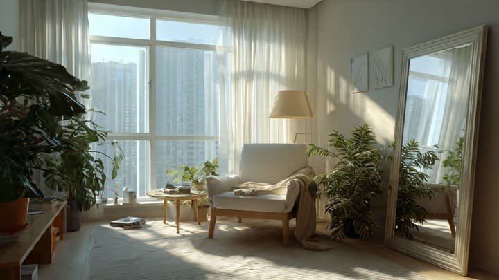 Iluminação Estratégica para Ampliar Visualmente