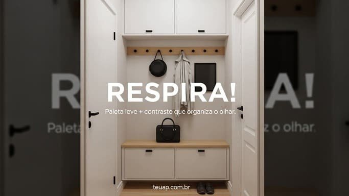 Paleta leve + contraste pontual (design que “respira”)