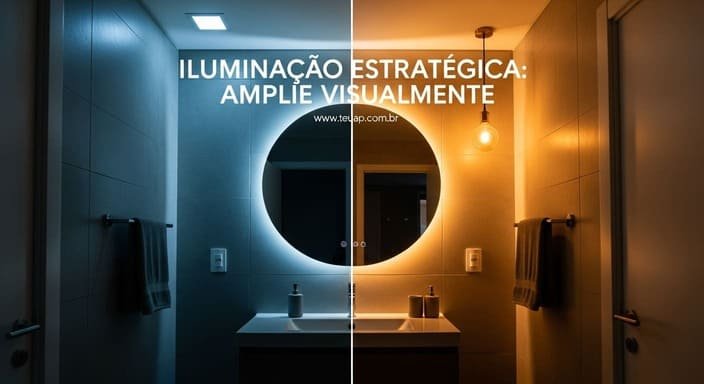 Iluminação Estratégica para Ampliar o Espaço