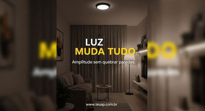Iluminação Estratégica: Amplitude sem Quebrar Paredes