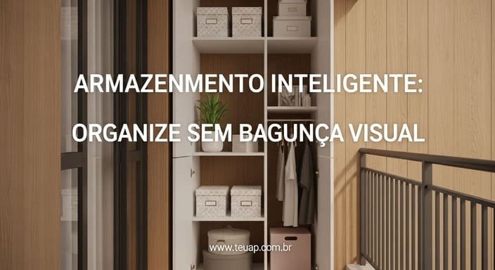 Armazenamento Inteligente: Organize Itens Sem Bagunça Visual