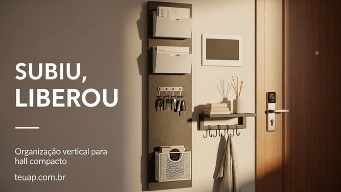 Organização vertical: o que sobe, libera o seu relax