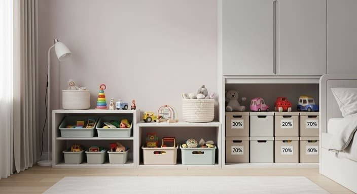 Rotação de Brinquedos: Mantendo o Interesse sem Acumular