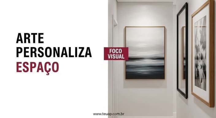 Crie Foco Visual com Arte na Parede