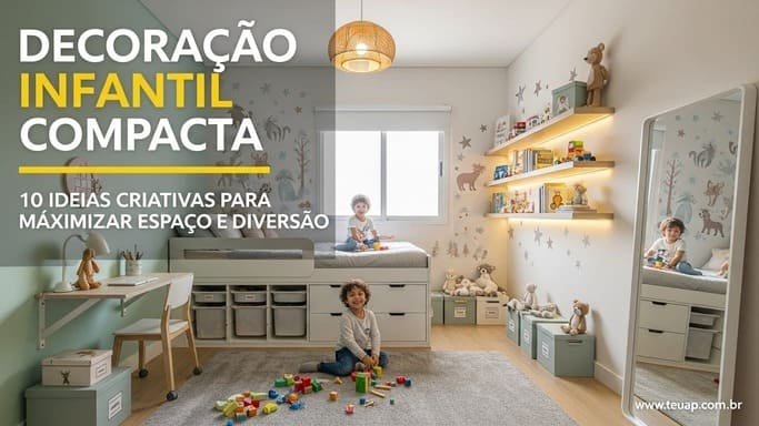Decoração Infantil Compacta: 10 Ideias Criativas para Maximizar