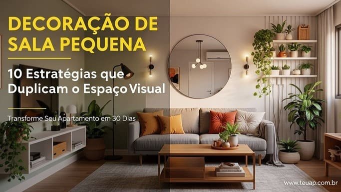 Decoração de Sala Pequena: 10 Estratégias de Design que Duplicam o Espaço Visual