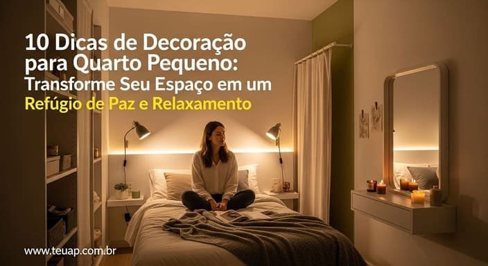 10 Dicas de Decoração para Quarto Pequeno: Transforme Seu Espaço em um Refúgio de Paz e Relaxamento