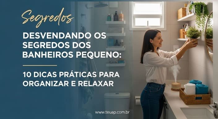 Desvendando os Segredos dos Banheiros Pequeno: 10 Dicas Práticas para Organizar e Relaxar